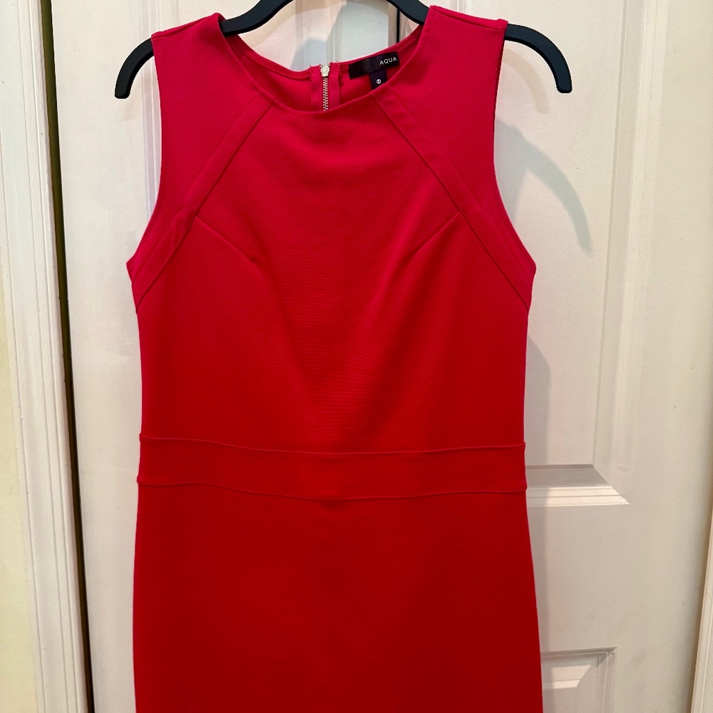 Aqua Hot Pink Mini Dress in Medium